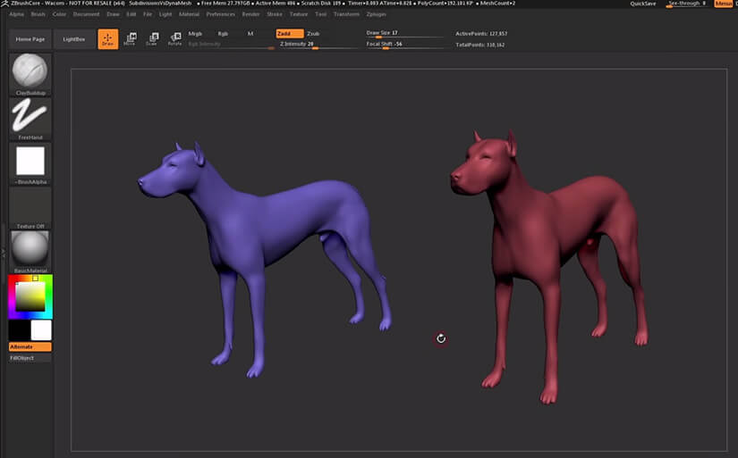 ZBrushCore. Subdivision или Dynamesh с Joseph Drust
