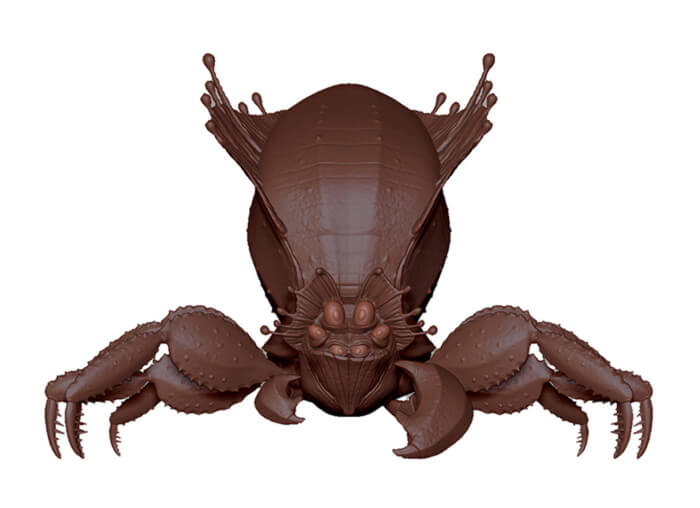 Создано в ZBrushCore. Визуализация в KeyShot.